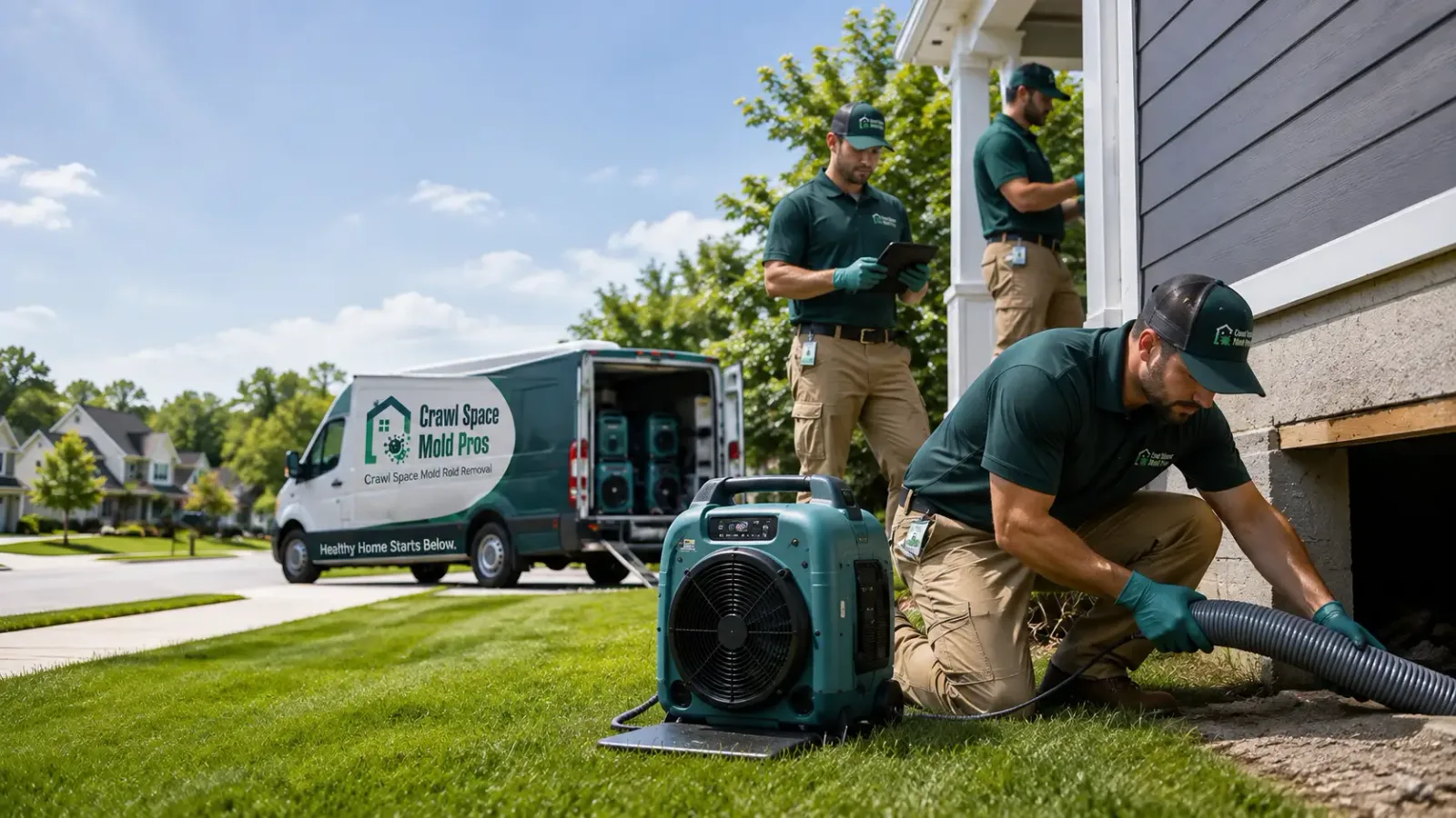 Crawl Space Mold Removal in Dorchester, WI